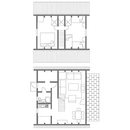 Prázdninový dům Ferienwohnpark Nurdachhaus Typ 8 Ndw 112 Immenstaad am Bodensee
